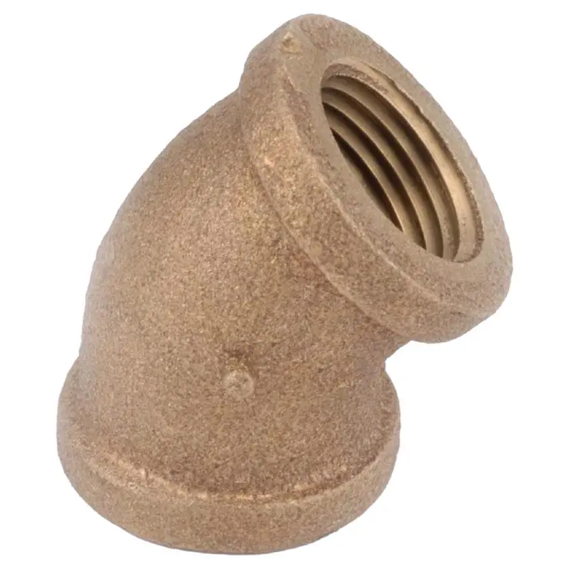 Anderson Metals 3/4 . FIP X 3/4 . D FIP Brass 45 Degree Elbow Pack 5