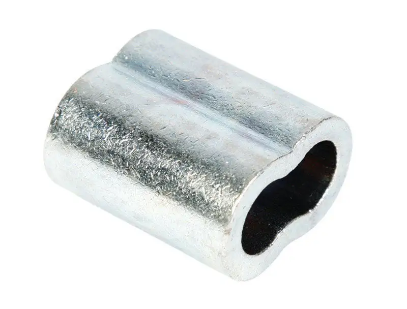 Campbell Zinc-Plated Copper Wire Rope Sleeve - Durable Cable Protection