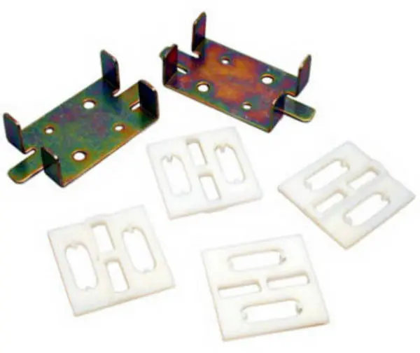 Johnson Hardware 1575PPK3 Pocket Door Adapter Kit 1-3/4 Inch Smooth Sliding Door Installation