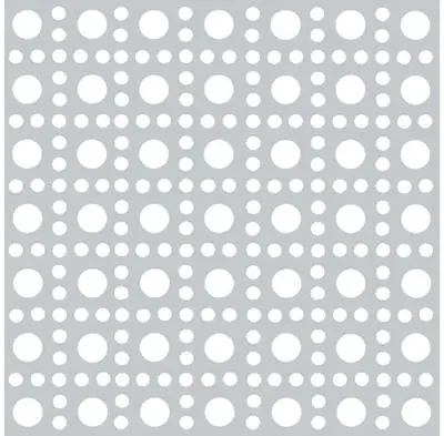 SteelWorks 11260 Thread Plate Brite Aluminum Finish 24 x 24 Metal Sheet