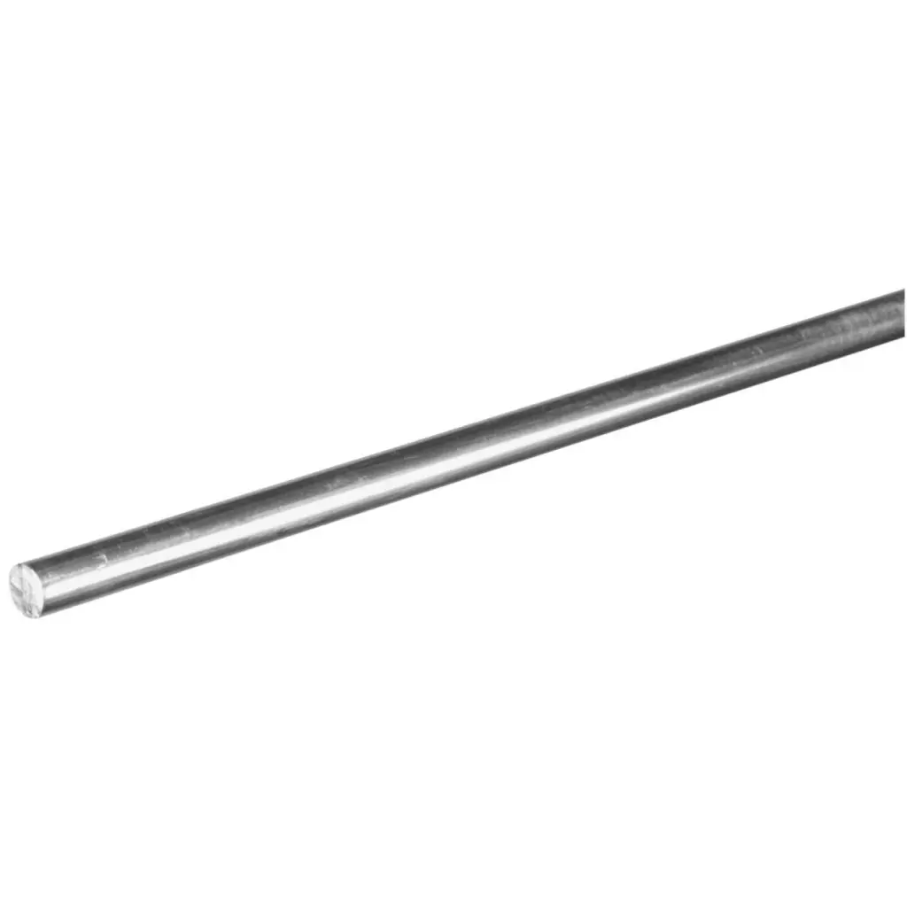 Hillman Steelworks Aluminum 1/4 x 4 Ft Solid Rod