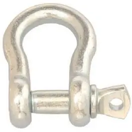 Zinc-Plated Anchor Shackle Pin 3/4-Inch Heavy Duty Marine Use Various