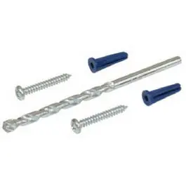 Conical Blue Plastic Wall Anchors Kit 201 Pieces Secure Mounting Hillman