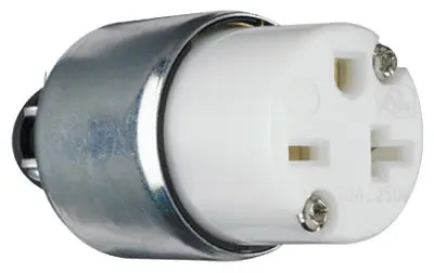 Pass & Seymour Armored Connector 20A 250V White Electrical Fitting Pass u0026 Seymour
