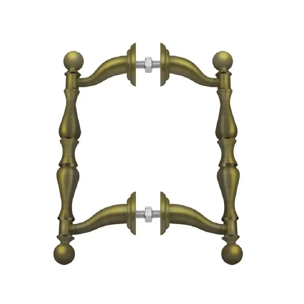 Deltana OHP620U3 Back-To-Back Set Off-Set Cabinet Pull Polished Brass