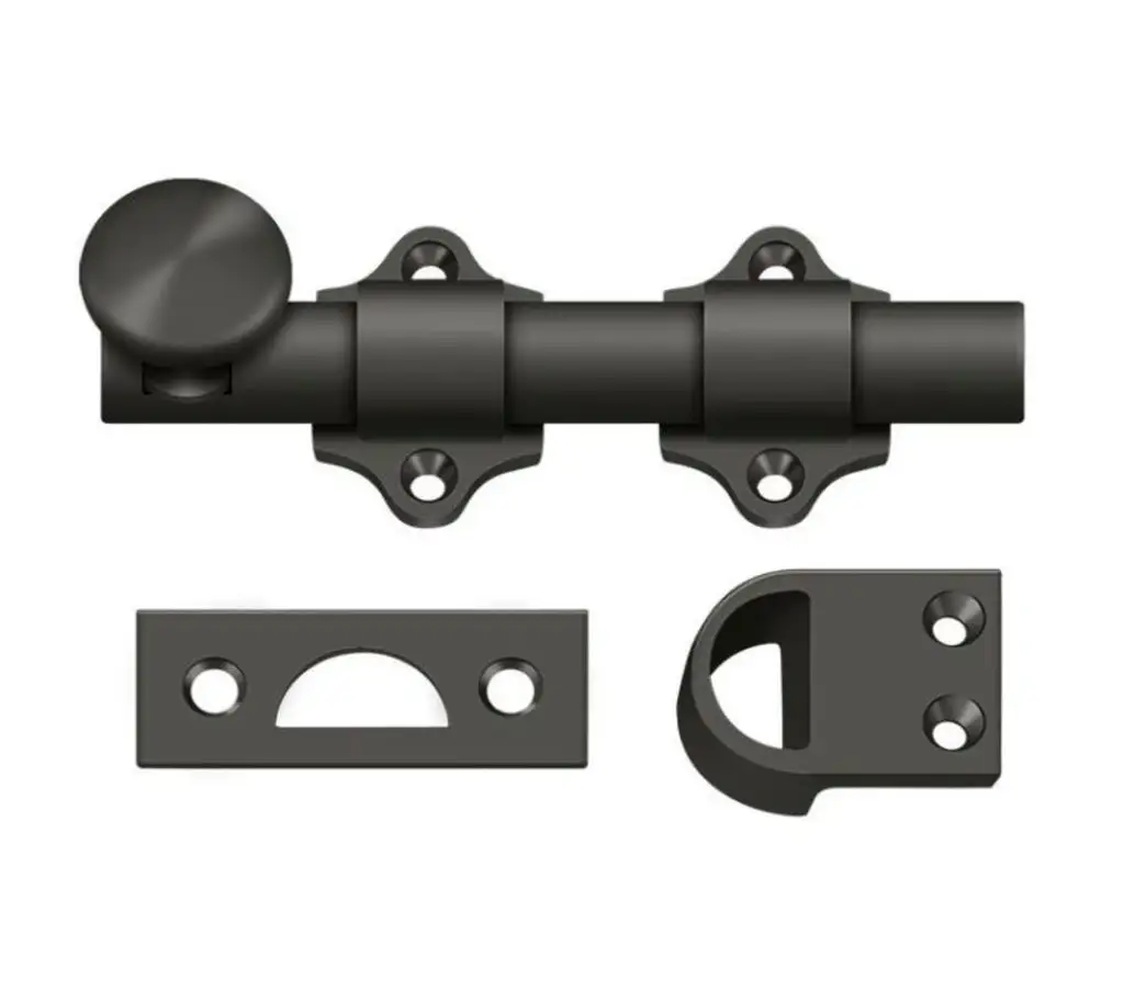 Deltana DSB35B3-UNL Unlacquered Bright Brass Square Hinge Ball Bearings