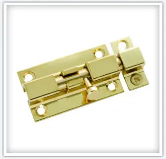 First Watch Security 1853 Brass Barrel Bolt 3 Inches Doors and Gates