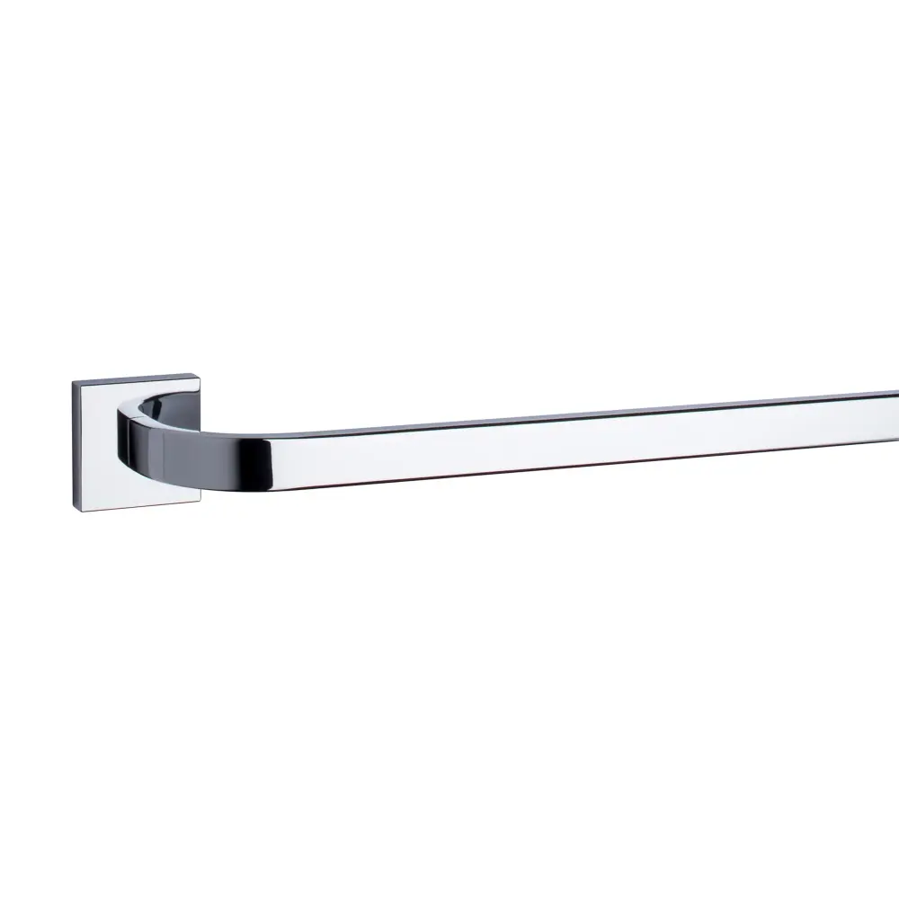 Toilet Paper Holder Allusion 18" Towel Bar, Shiny metal