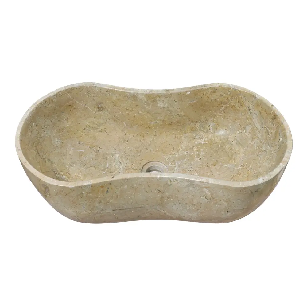 Bathroom Vessel Sink Wavy Design