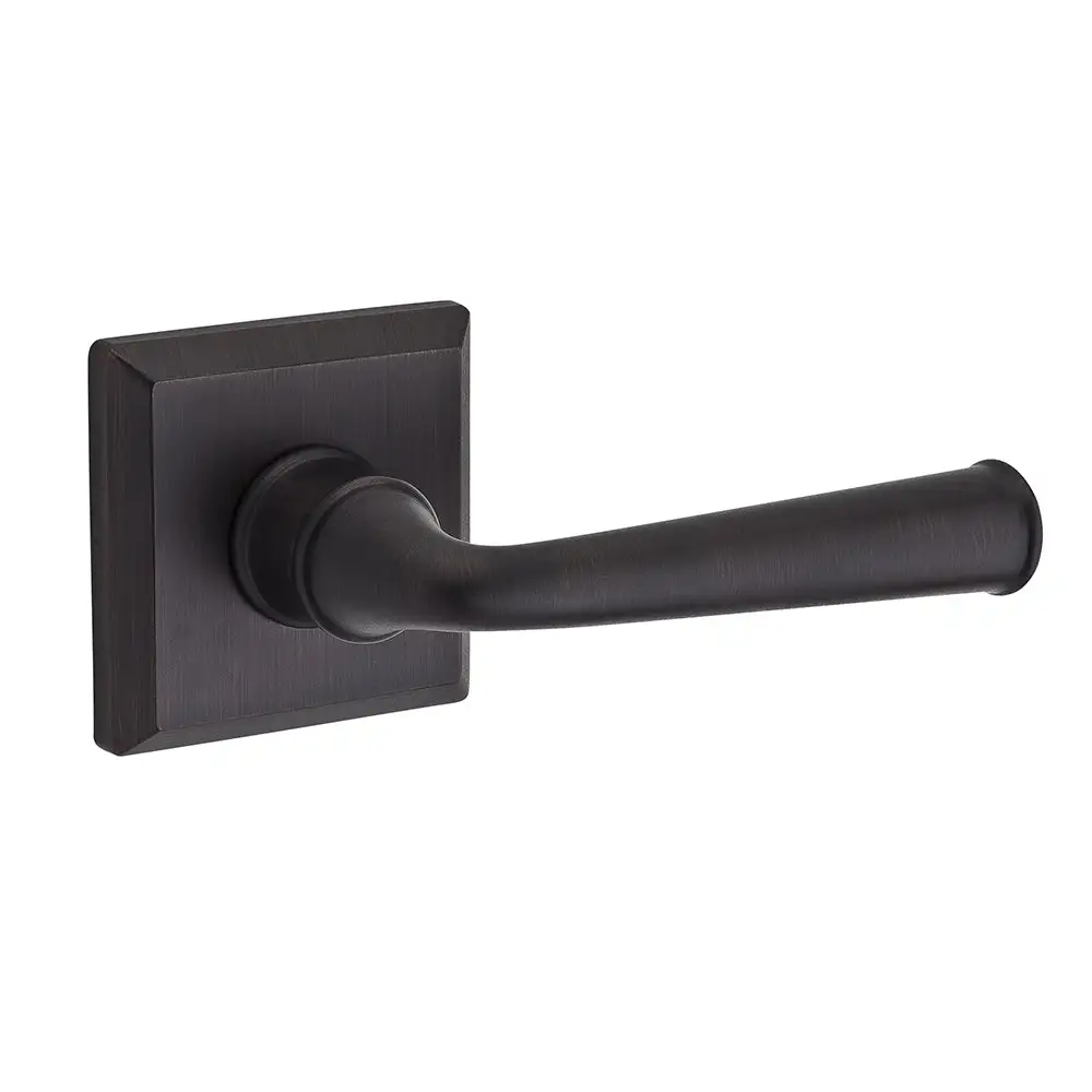 Reserve Federal Bed Bath Door Lever Traditional Square Rose - Best Builders Supplies BALDWIN