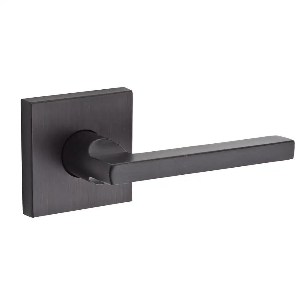 Reserve Square Bed Bath Door Lever Contemporary Square Rose - Best Home Hardware Tools BALDWIN
