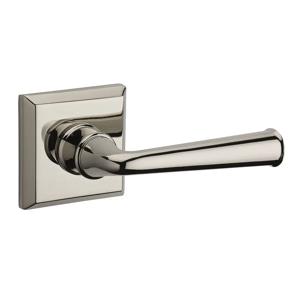 Reserve Square Bed Bath Door Lever Contemporary Round Rose - Building Hardware Equipment BALDWIN