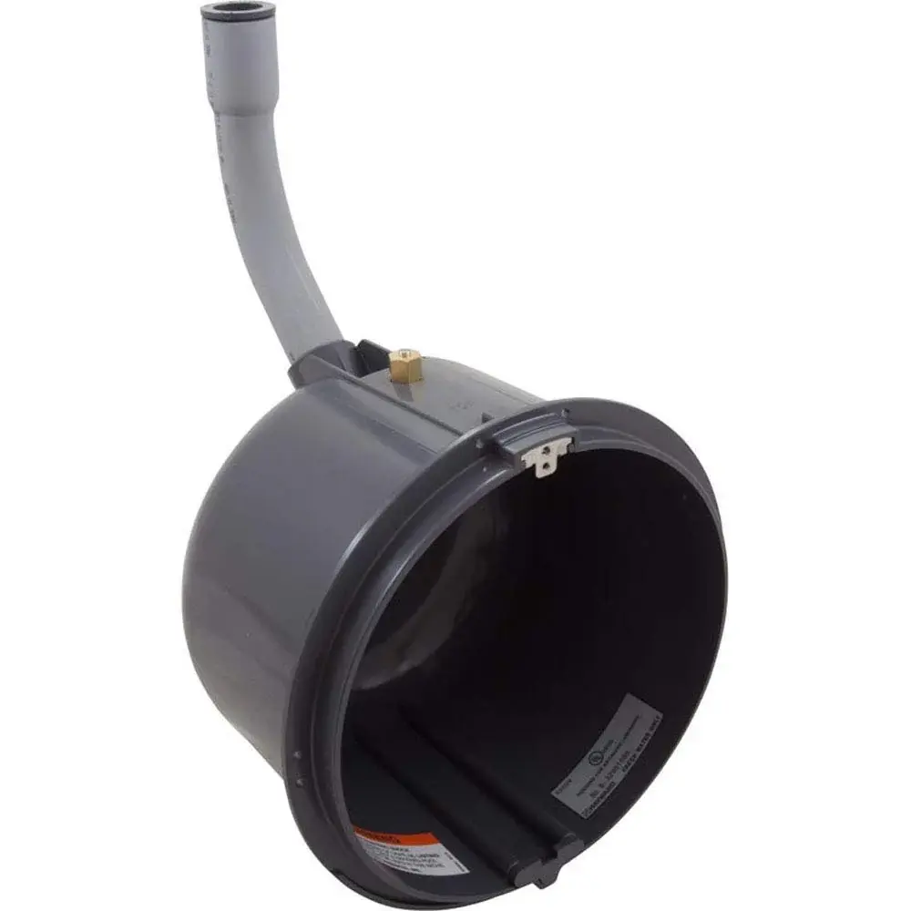 Hayward DuraNiche 1/2-Inch 45-Degree PVC Outlet Underwater Pool Buoyant Fixture Housing Clear Glass