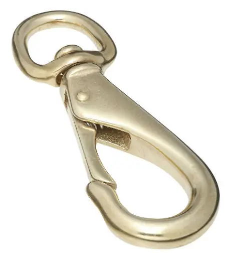 National Hardware N223-305 3/4" x 4-7/16" Solid Bronze Boat Snap #3 Marine Use