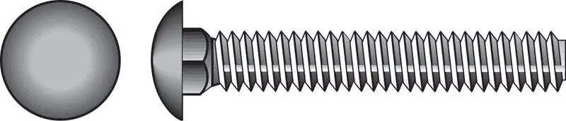 Hillman 3/8 Inch X 10 Inch L Zinc-Plated Steel Carriage Bolt 50 Pack
