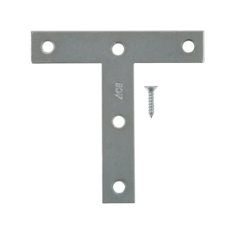 Ace 4 Inch Zinc Mending Brace 0.625 Inch W X 0.72 Inch L