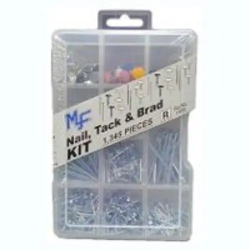 Midwest 14995 Nail Tack Brad Assortment Kit Woodworking and Upholstery Midwest Products