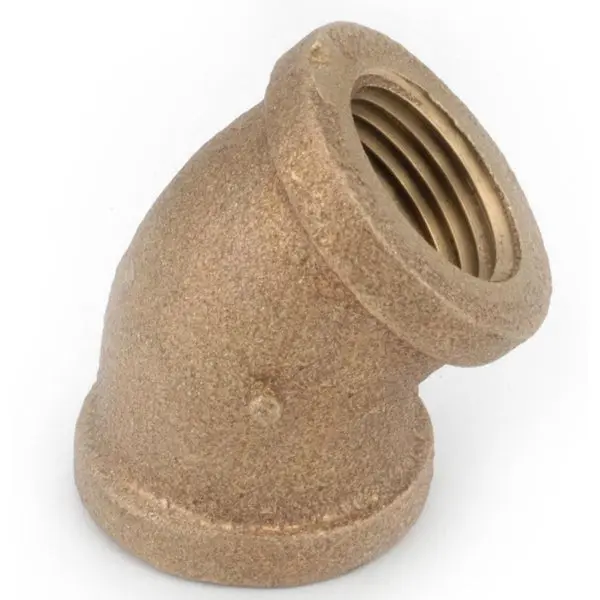 Anderson Metals 738107-12 Lead Free 45 Degree Cast Elbow Rough Brass 3/4 Inch