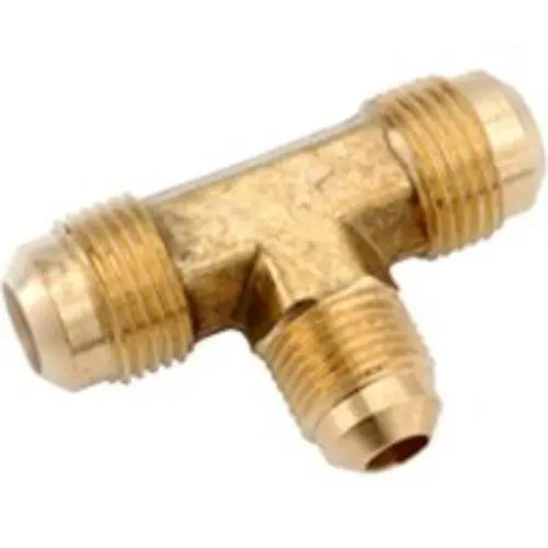 Anderson 754059-060608 3/8x3/8x1/2-Inch Brass Flare Fitting Tee Anderson Metals