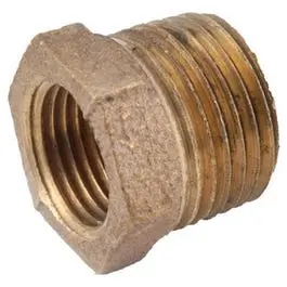 Red Brass Hex Bushing Lead Free 3/4 x 3/8- Pipe Fitting Various