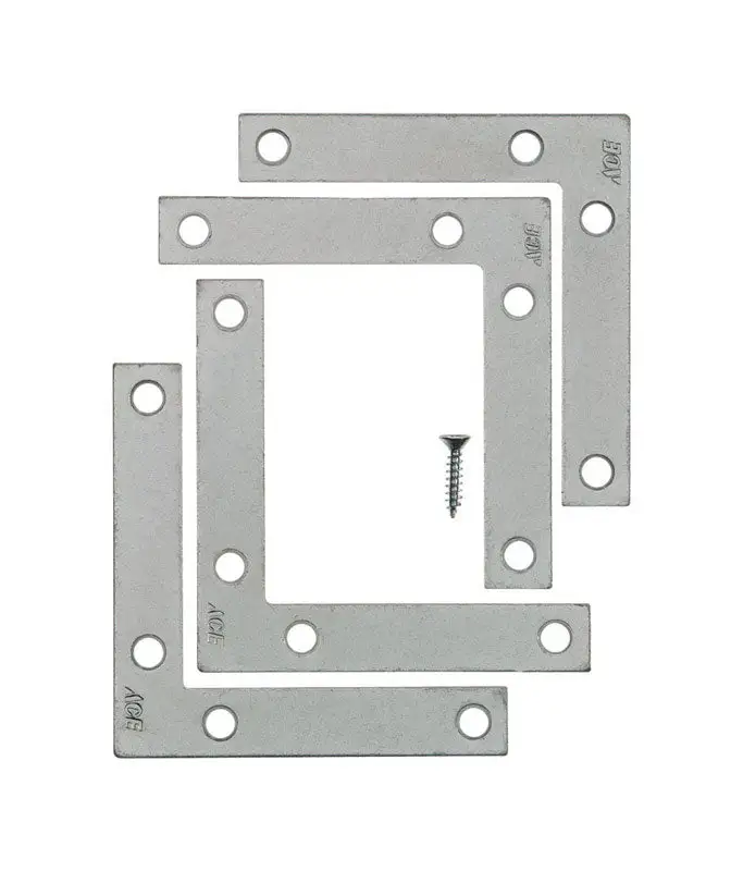 Ace 3.5 Inch High 15 Inch Long Brass Plate Hardware