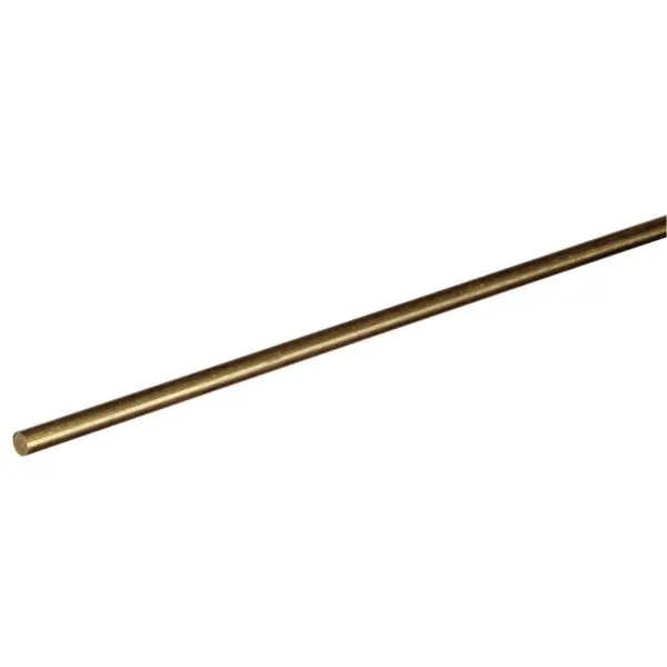 Stanley N215-228 Brass Round Rod 1/8 X 36 Inches