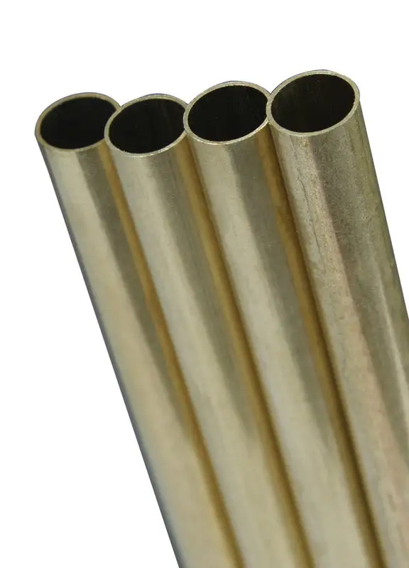 K&S 11/32 . Diameter x 36 . Length Round Brass Tube 1 Pack Ku0026S