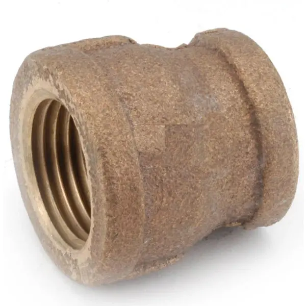 Anderson Metals 738119-1206 Lead Free Red Brass Reducing Coupling 3/4 x 3/8