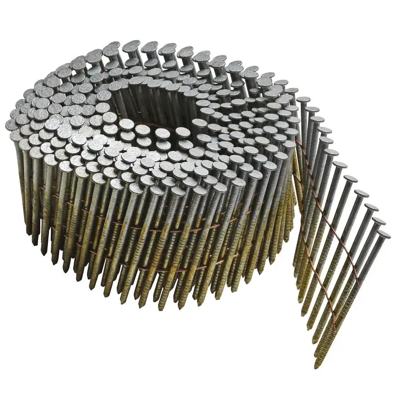 Bostitch 2-3/8 Inch 11 Ga Angled Strip Brite Nails 34 Degree 5000 Pack