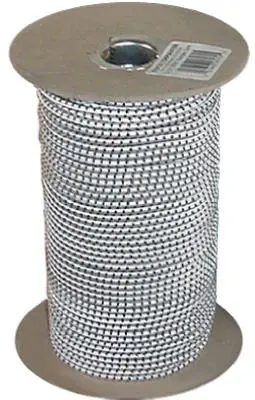 Keeper White Bungee Cord Reel 300 Foot Length 1/4 Inch Diameter 1 Pack