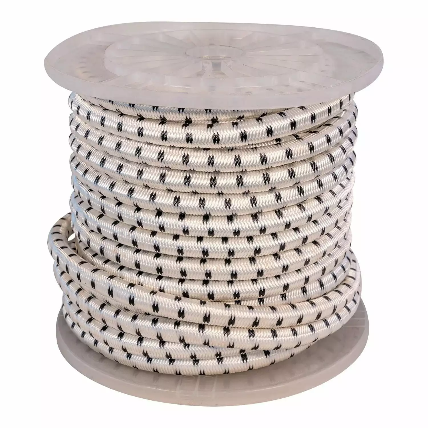 White Black Tracer 3/8 Bungee Cord 100' Length unknown