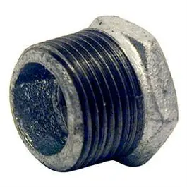 Galvanized Hex Bushing Pipe Fitting 1.25 x 1/2 Inch Size Reduction Various