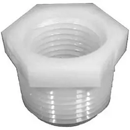 Pipe Fitting Nylon Hex Bushing 1-1/2 MPT x 1-1/4-Inch FPT Plumbing Various