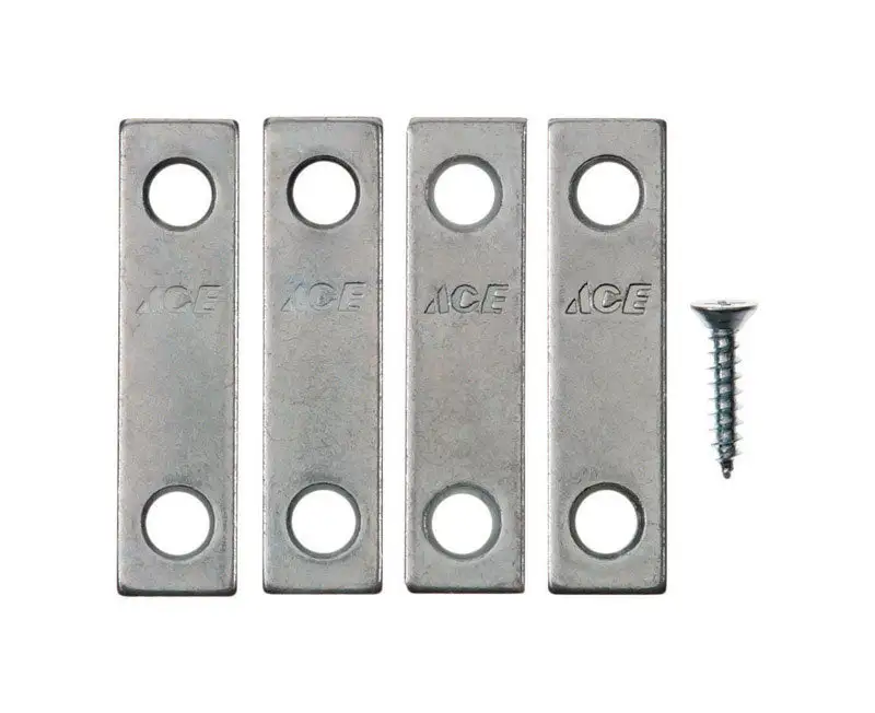 Ace 2.75 . W X 3 . L Bright Brass Gold Narrow Hinge 2 Pack