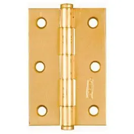 2-Pack 3-Inch Dull Brass Cabinet Hinges Kitchen and Bathroom National Hardware