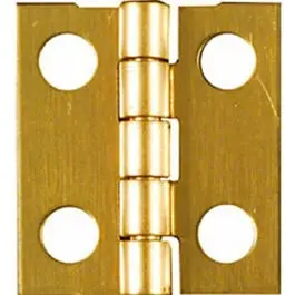 Medium Hinge Brass 3/4 x 11/16-. 4-Pack Cabinets and Doors National Hardware