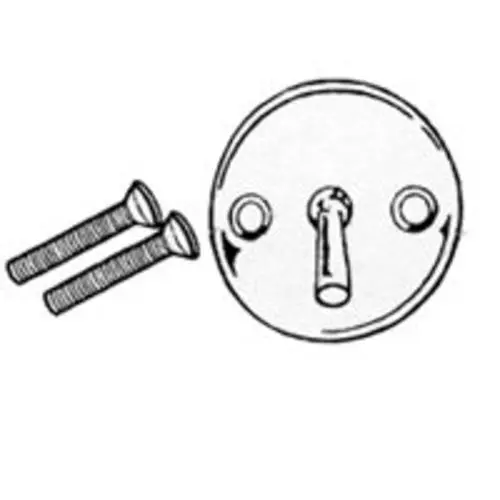 Plumb Pak PP826-1PB Polished Brass Faceplate Triplever Screw & Pin