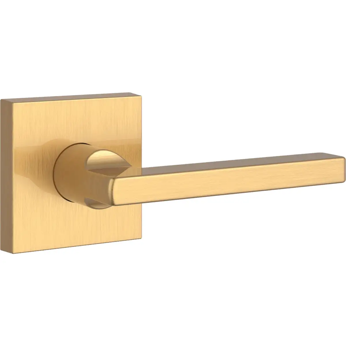 Satin Brass Square Square Dummy Cabinet Hardware