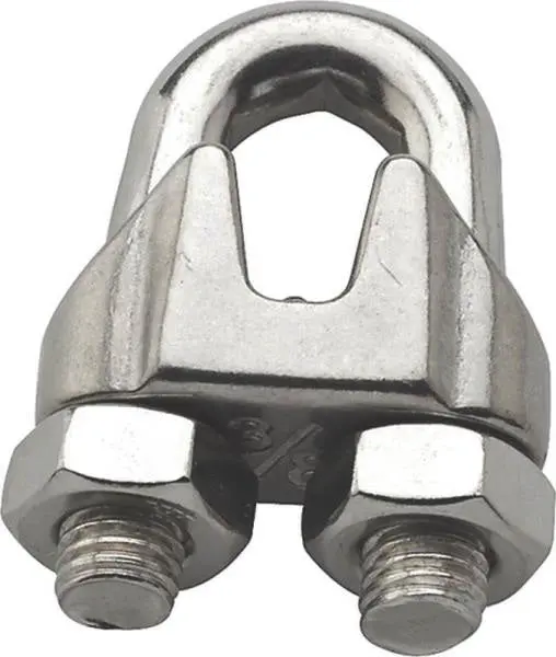 Baron 260S-3/8 Stainless Steel Wire Cable Clamp Secure Fastening