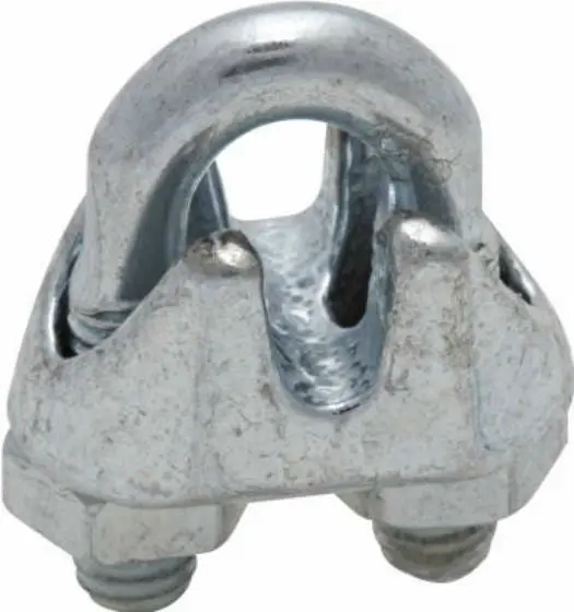 National Hardware Wire Cable Clamp 1/8 Inch Stainless Steel Cable Clamp