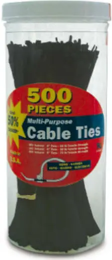 Gardner Bender 71111 UV Resistant Assorted Cable Ties Durable Fastening