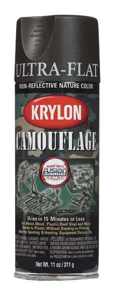 Krylon 4292 Camouflage Spray Paint 11 Oz Brown Outdoor Protective Coating