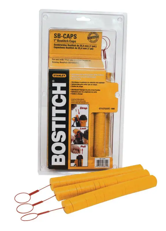 Bostitch SB-CAPS Caps Cap Stapler and Nailer 1000-Count