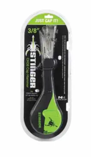 Stinger 136400 Cap Hammer Staple 3/8 Inch Heavy Duty Fasteners