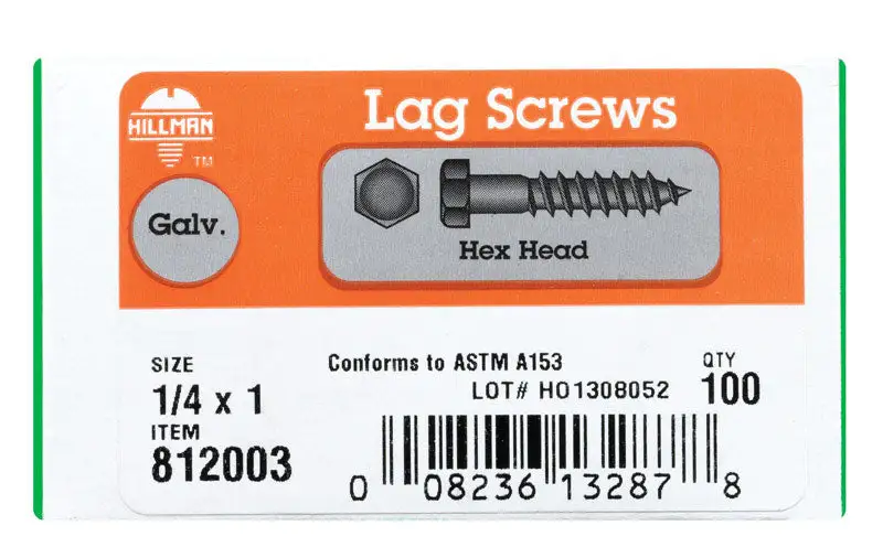 Hillman 1/4 . X 1-1/2 . L Stainless Steel Carriage Bolt 50 Pack