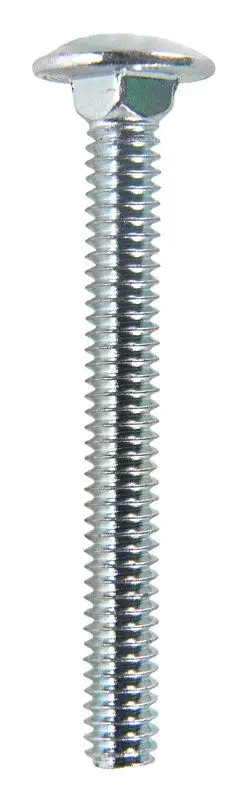 Hillman 1/4 . X 2-1/2 . L Hot Dipped Galvanized Steel Carriage Bolt 100 Pack