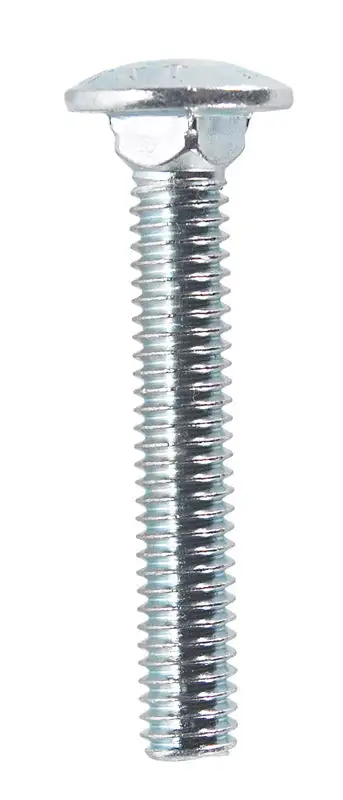 Hillman 5/16 . X 1 . Zinc-Plated Steel Carriage Bolt 100 Pack