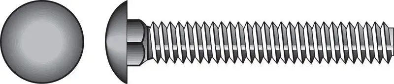 Hillman 5/8-Inch x 3-Inch Zinc-Plated Steel Carriage Bolt 25-Pack