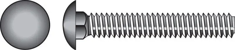 Hillman 5/8x10 Inch Hot Dipped Galvanized Steel Carriage Bolt 25 Pack
