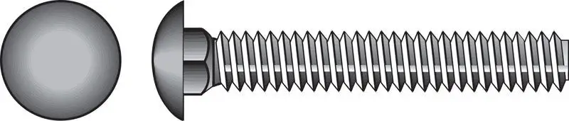 Hillman 1/2 . X 6-1/2 . L Zinc-Plated Steel Carriage Bolt 25 Pack